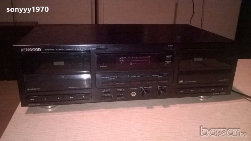 kenwood kx-w6030 made in japan-внос швеицария, снимка 1