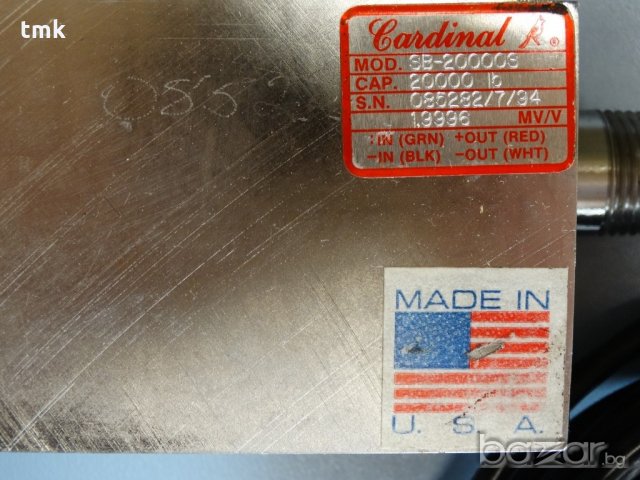 Тензодатчик Cardinal 9 тона, снимка 2 - Други машини и части - 20777491