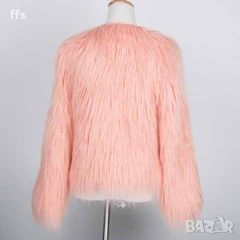Ново елегантно розово палтенце, снимка 2 - Палта, манта - 23084086