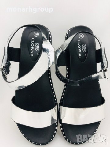 Дамски сандали Dolly-Silver, снимка 5 - Сандали - 25059533