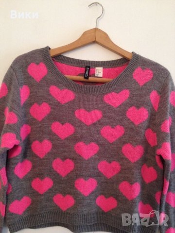 H&M красив пуловер, снимка 4 - Блузи с дълъг ръкав и пуловери - 23654827