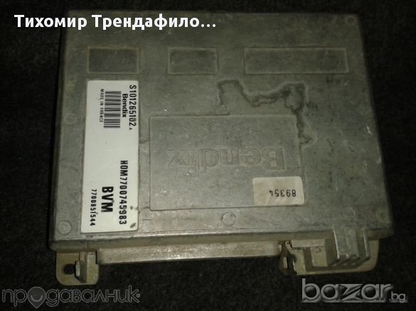 ECU Renault 25 TXi 2.0 90-91 ECU S101265102 A HOM7700745983 компютър за рено 25 бензин 2.0л, снимка 3 - Части - 11675270