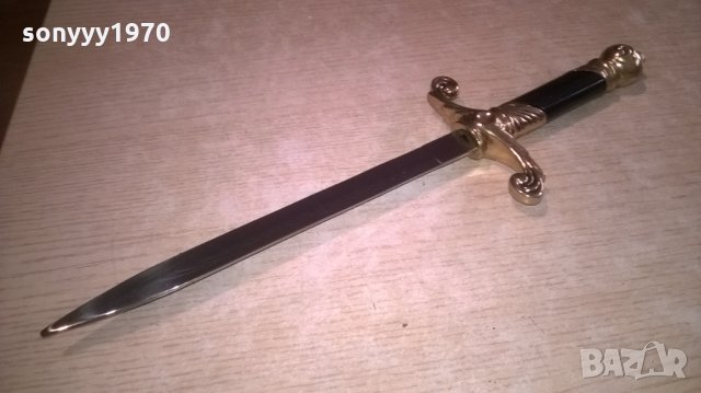 нож-сабя-златна кама-ретро колекция-35х11см-внос швеицария