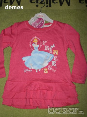     Детска рокля с дълъг ръкав Disney с Принцесите за 18-24 месеца, нова, снимка 9 - Бебешки рокли - 16780677