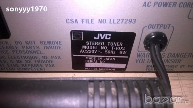 Jvc made in japan-ретро тунер-внос швеицария, снимка 11 - Ресийвъри, усилватели, смесителни пултове - 14697742