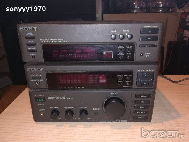 sony amplifier+sony tuner mini hifi made in japan-внос франция, снимка 3 - Ресийвъри, усилватели, смесителни пултове - 20193888