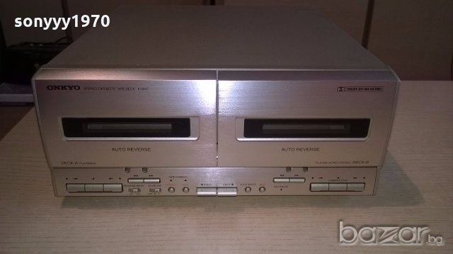 onkyo deck-made in japan-внос швеицария, снимка 5 - Ресийвъри, усилватели, смесителни пултове - 18297686