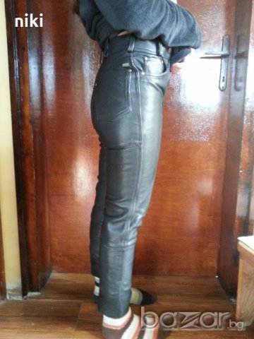 Кожен мото панталон - женски , снимка 1 - Аксесоари и консумативи - 19051139