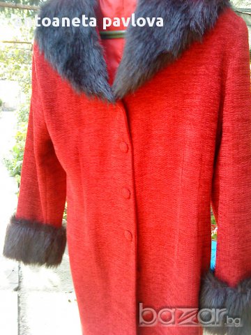 червен зимен костюм , снимка 1 - Костюми - 12693432
