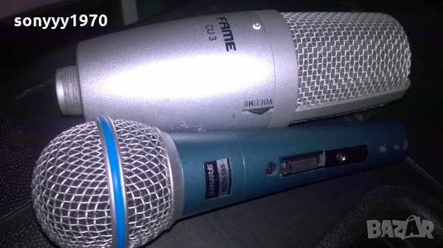 shure & fame microphone-внос швеицария, снимка 9 - Микрофони - 23979887