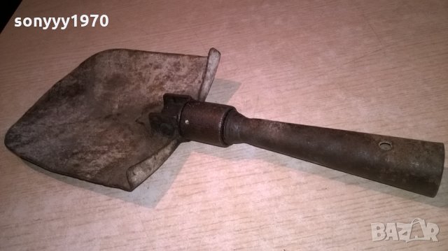 стара сгъваема лопата-36х15см-метална, снимка 5 - Градински инструменти - 22817696