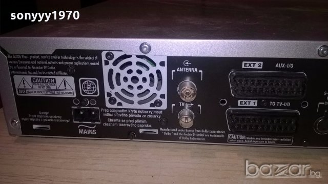 philips dvdr725h/02 hdd/dvd-внос швеицария, снимка 15 - Плейъри, домашно кино, прожектори - 18993109