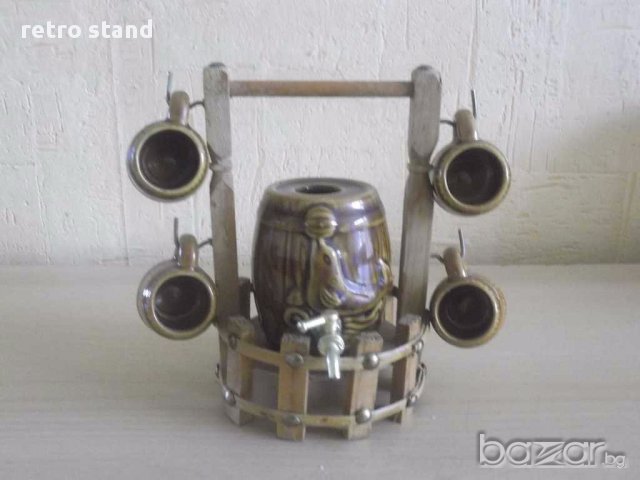 № 1820 стар малък декоративен сервиз  , снимка 1