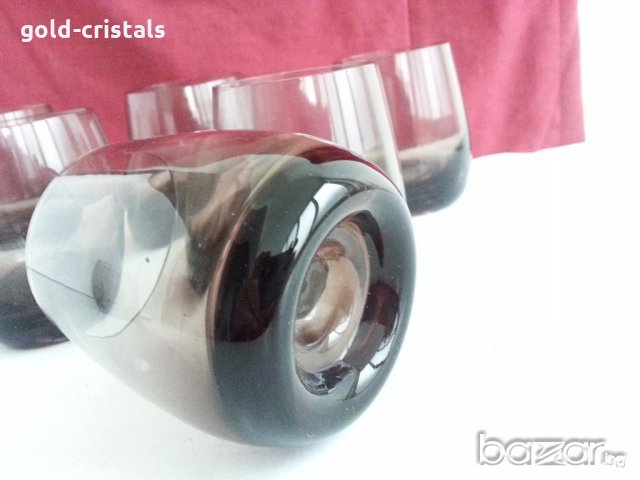 Стъклени чаши за уиски, снимка 2 - Антикварни и старинни предмети - 20063169