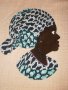  Африканка-картина от текстил върху текстил-варианти, снимка 10