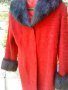 червен зимен костюм , снимка 1