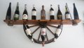 Рафт-етажерка за вино от колело на каруца!, снимка 7