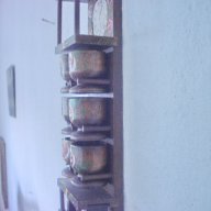 Стара поставка с чаши и пясъчен часовник, снимка 6 - Антикварни и старинни предмети - 9481169