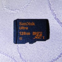 Карта памет SanDisk Ultra microSDXC Card 128 GB UHS-1, снимка 1 - Карти памет - 21325251