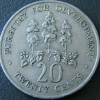 20 цента 1976, Ямайка, снимка 1 - Нумизматика и бонистика - 21353995