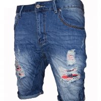 Мъжки къси дънки 50 модела, снимка 12 - Къси панталони - 21457391