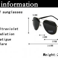 Слънчеви Очила  Aviator (SILVER), снимка 4 - Слънчеви и диоптрични очила - 8495420