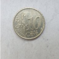 10 Евроцента 2007г. 2007 10 Cent Euro Coin KM# 213 Shön# 231, снимка 1 - Нумизматика и бонистика - 15298302