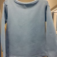 Красива блуза,сиво-синя, снимка 1 - Блузи с дълъг ръкав и пуловери - 24192698
