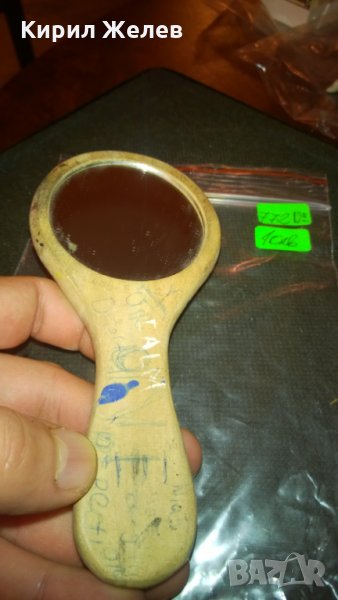 Старо дървено огледалце, снимка 1