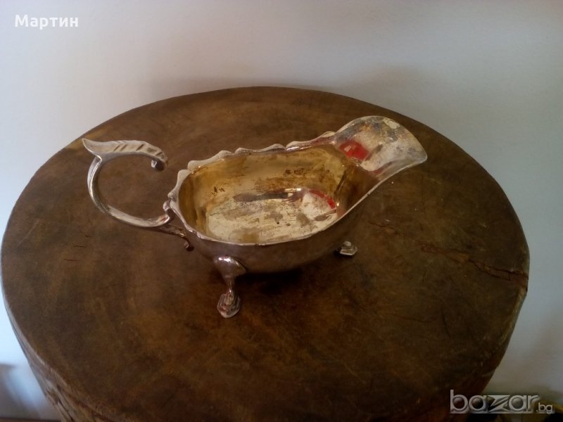 1936г. Посребрена масивна  - Сосиера - 1 бр. ( 777931) , снимка 1