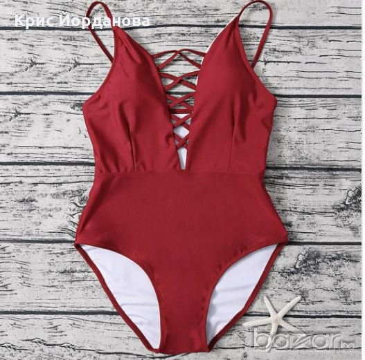 Дамски бански различни цветове, снимка 1