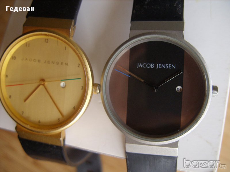 редки дизайнерски Jacob Jensen ETA 18k ION gold, снимка 1