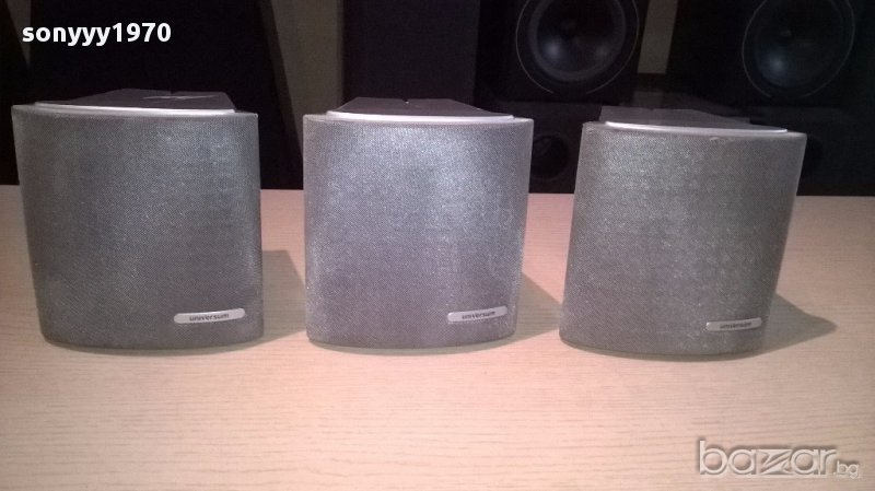 Universum-3х100watts/6ohms-3бр-колони 15/15/15см-внос швеицария, снимка 1