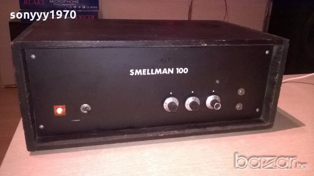 smellman-stereo amplifier-внос швеицария, снимка 1 - Ресийвъри, усилватели, смесителни пултове - 19769367