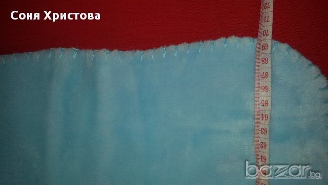 бебешко одеяло синьо плюш, снимка 2 - Спално бельо и завивки - 14038021