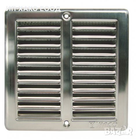 ВЕНТИЛАЦИОННА РЕШЕТКА С МОНТАЖНА РАМКА И МРЕЖА ПРОТИВ НАСЕКОМИ, снимка 5 - Строителни материали - 22199300