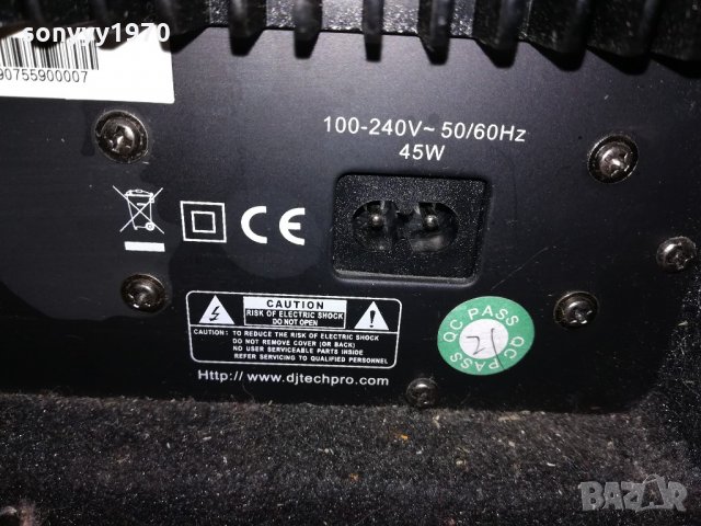 dj-tech professional cube50-29х27х27см-внос швеицария, снимка 14 - Ресийвъри, усилватели, смесителни пултове - 21636457