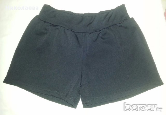Къси черни панталонки-S,нови., снимка 2 - Къси панталони и бермуди - 17094489