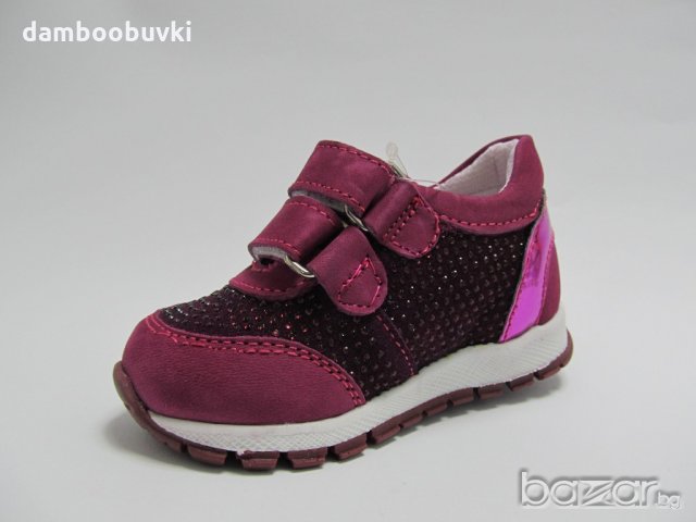 Спортни обувки PONKI естествена кожа бордо 19/21, снимка 3 - Детски маратонки - 21263632