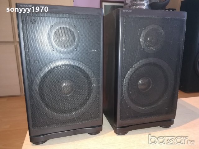 sharp-made in west germany-2бр тонколони-внос швеицария, снимка 2 - Тонколони - 21409392