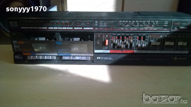 Гоолям двукасетъчен-внос швеицария, снимка 7 - Ресийвъри, усилватели, смесителни пултове - 13980319
