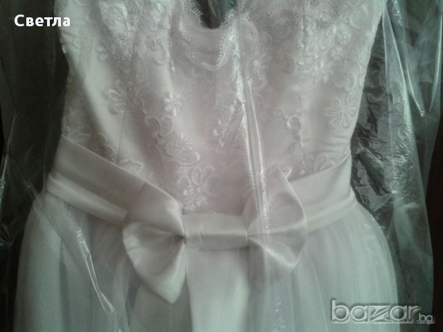 Промоция Булченска/сватбена рокля, снимка 6 - Сватбени рокли - 16586759