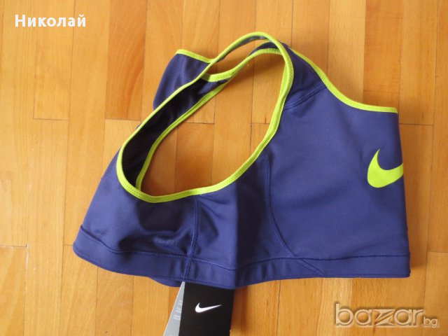 Nike shape bra wlarge swoosh , снимка 8 - Корсети, бюстиета, топове - 17538873