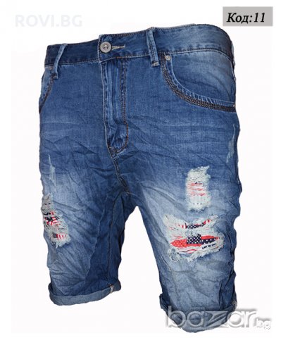 Мъжки къси дънки 50 модела, снимка 12 - Къси панталони - 21457391