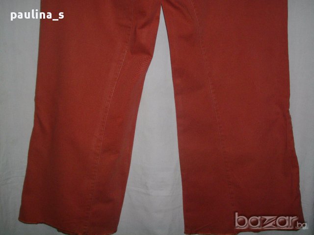 Дизайнерски дънки с висока талия ”Di Di” original brand / цвят Праскова / голям размер, снимка 9 - Дънки - 15339074