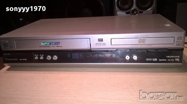 Panasonic nv-vp30ec-s hifi video+dvd+optical out-внос швеицария, снимка 7 - Ресийвъри, усилватели, смесителни пултове - 15154654