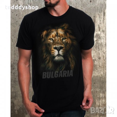 Мъжка тениска Лъв, снимка 1 - Тениски - 24690546