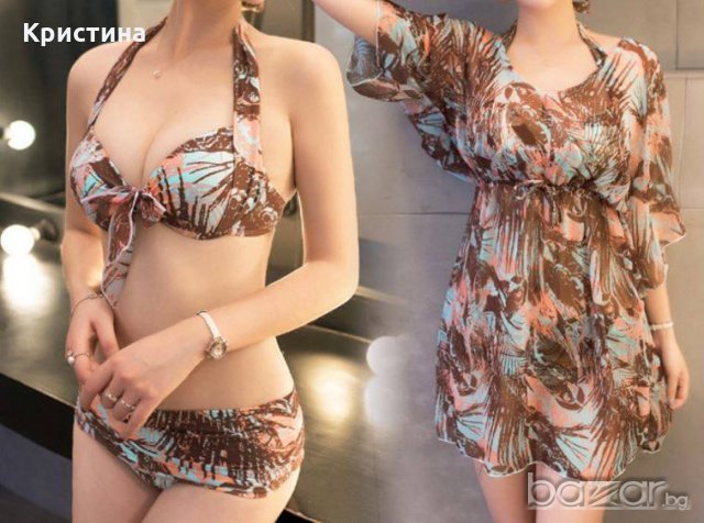 3 модела ДАМСКИ бански от 3ЧАСТИ, снимка 5 - Бански костюми - 18886474
