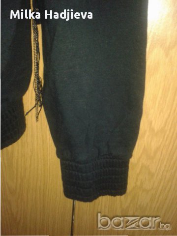 ватирана черна блуза, снимка 4 - Блузи с дълъг ръкав и пуловери - 15746439
