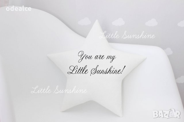 Възглавничка Звезда с личице, персонализирана, или с надписи, бродерия , снимка 14 - Други - 22744893